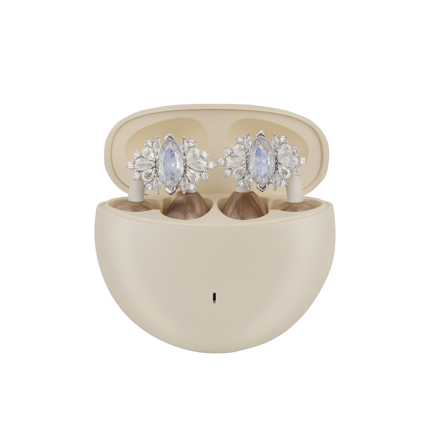 Floral Marquise Earbuds Earrings