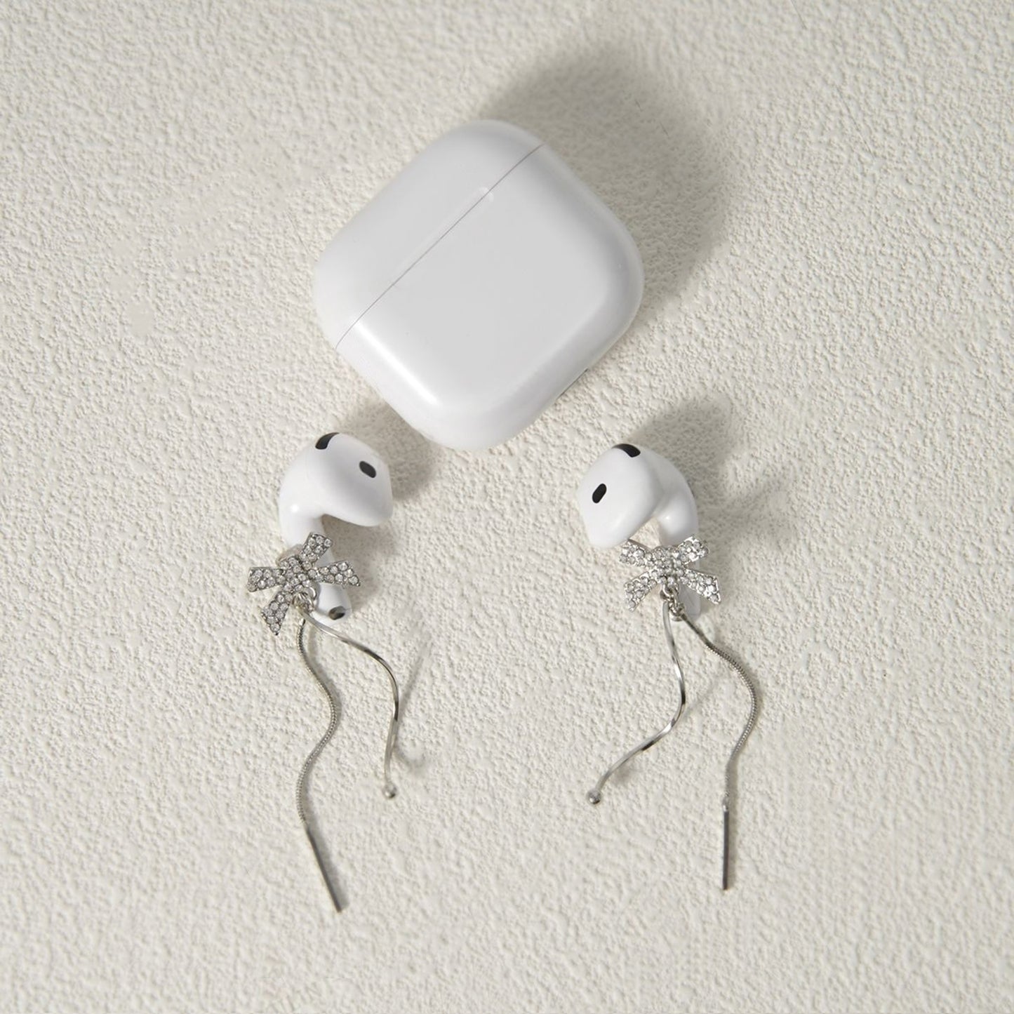 Tassel Bow Earbuds Earrings for Airpods