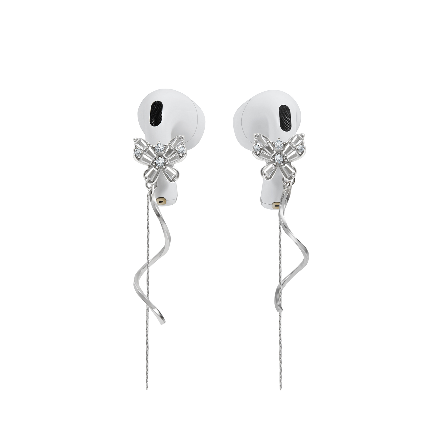 Sparkling Butterfly Earbuds Earrings for Airpods