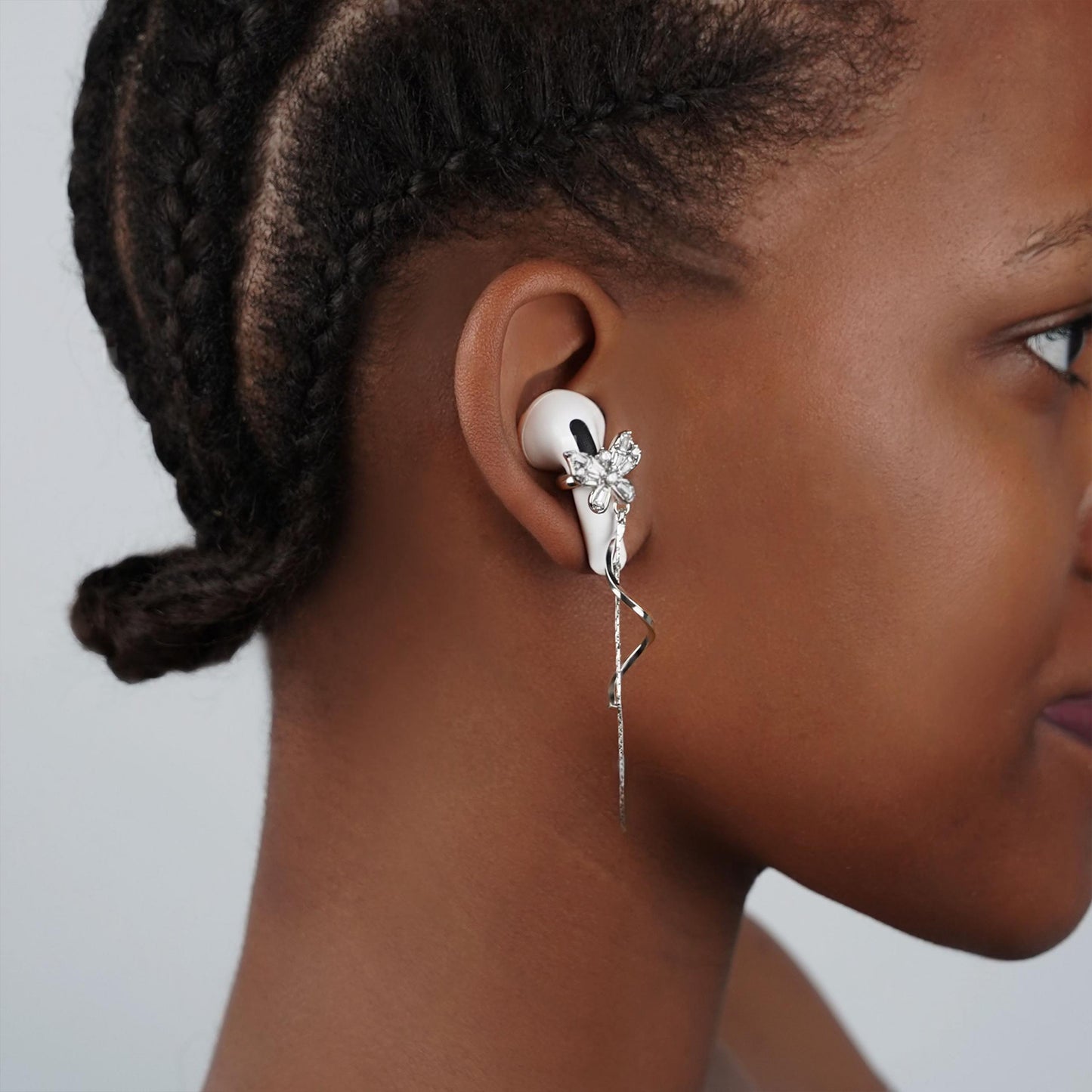 Sparkling Butterfly Earbuds Earrings for Airpods