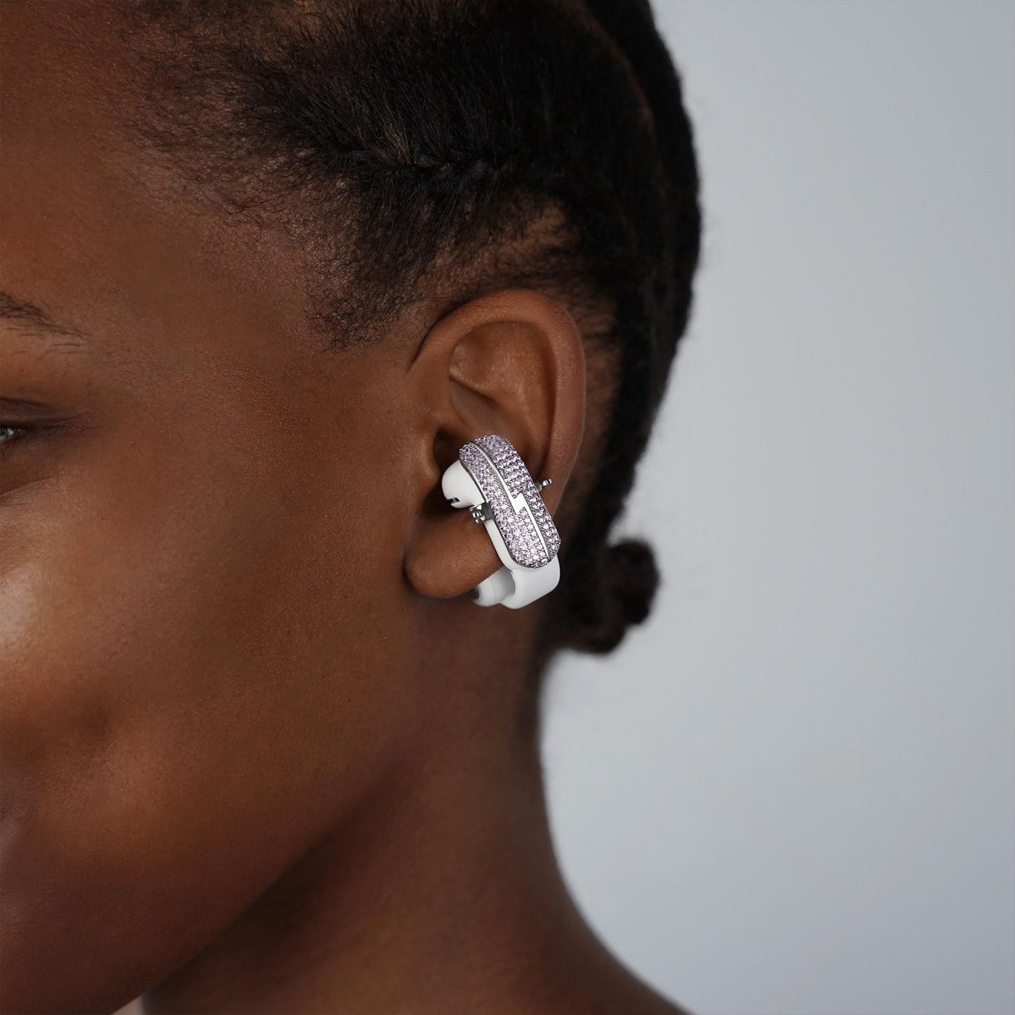 Pink Lightning Earbuds Earrings for BOSE Earbuds