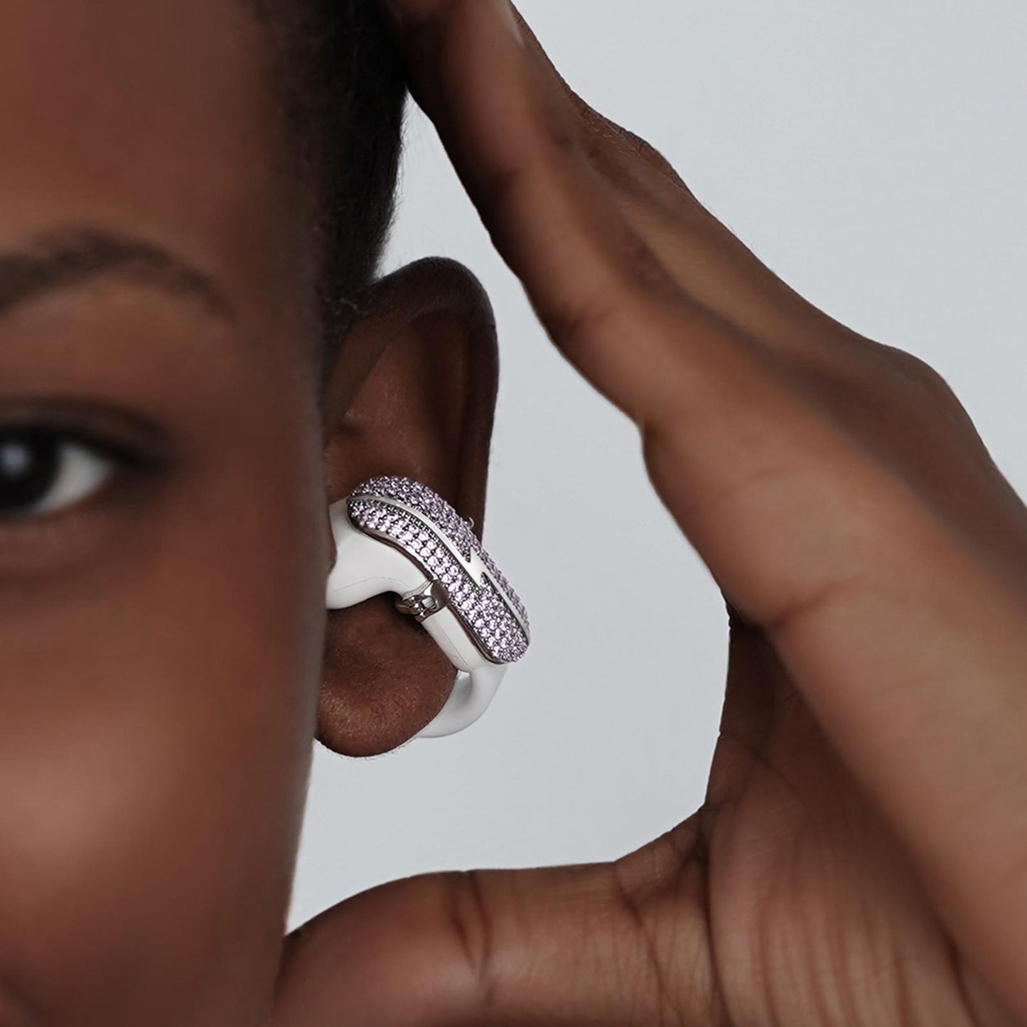 Pink Lightning Earbuds Earrings for BOSE Earbuds
