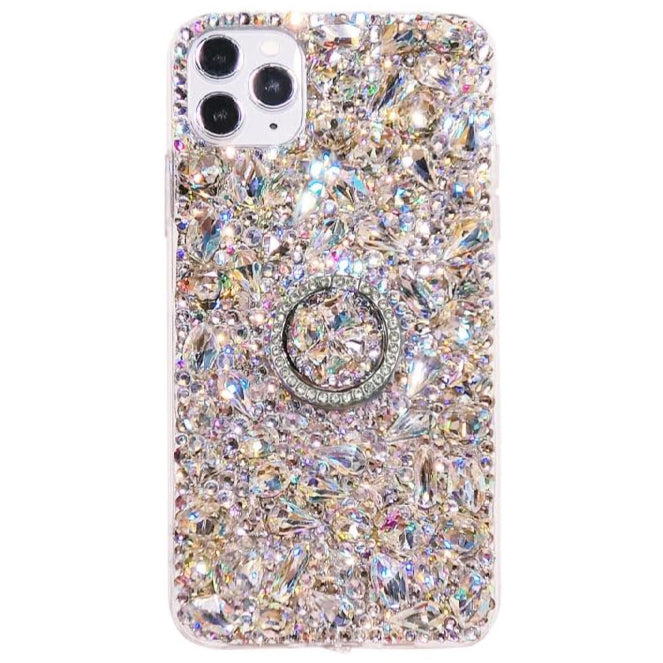 Sparkling Rhinestone Phone Case with Finger Ring Holder Sparkling Rhinestone Phone Case with Finger Ring Holder