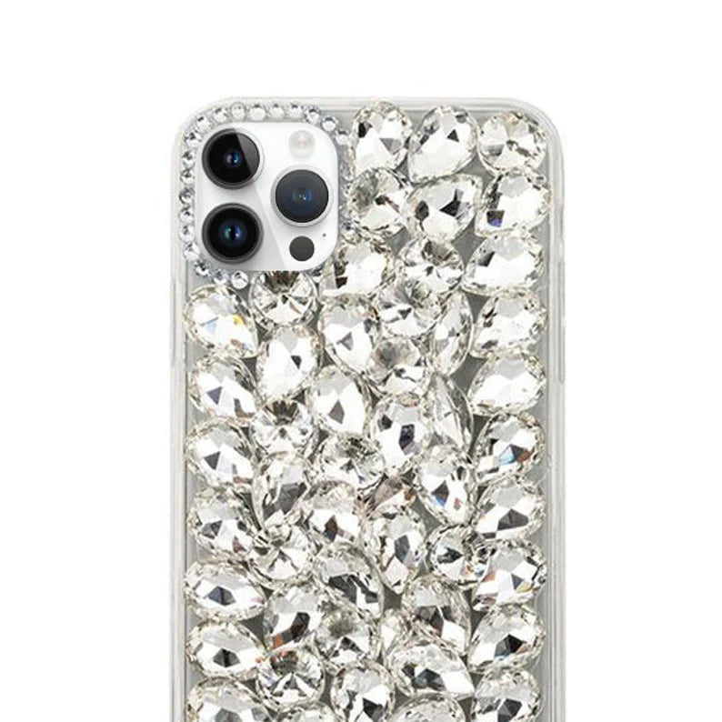 Clear Rhinestone Phone Case - iPhone 16 All Series