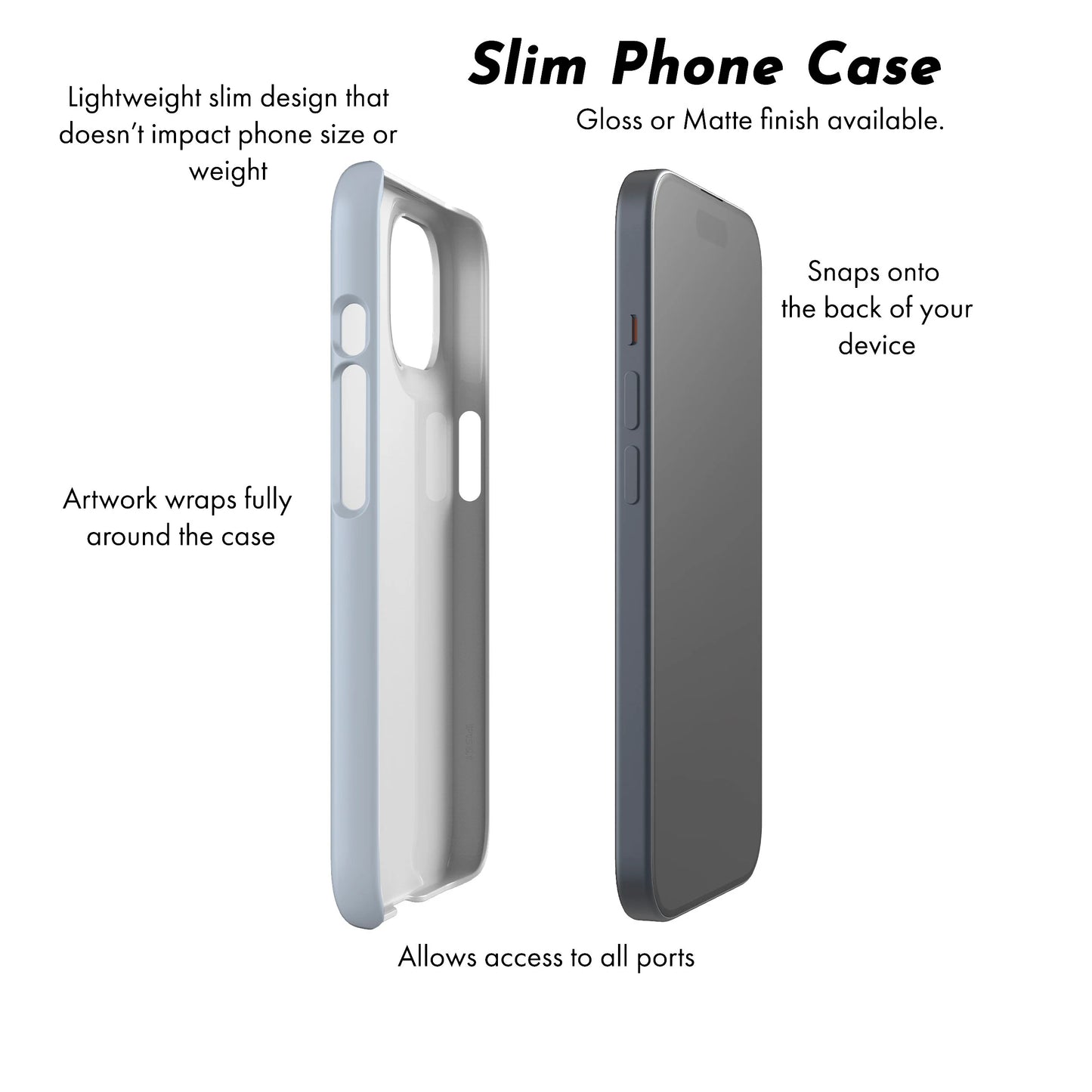 Plain Color Phone Case for iPhone 12-16 Series
