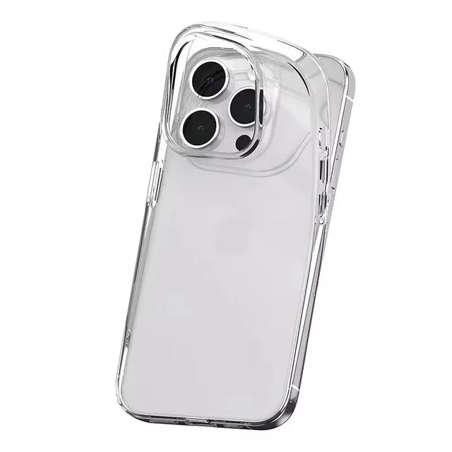 Ultra Thin Transparent Silicone Phone Case - iPhone 12-16 Series
