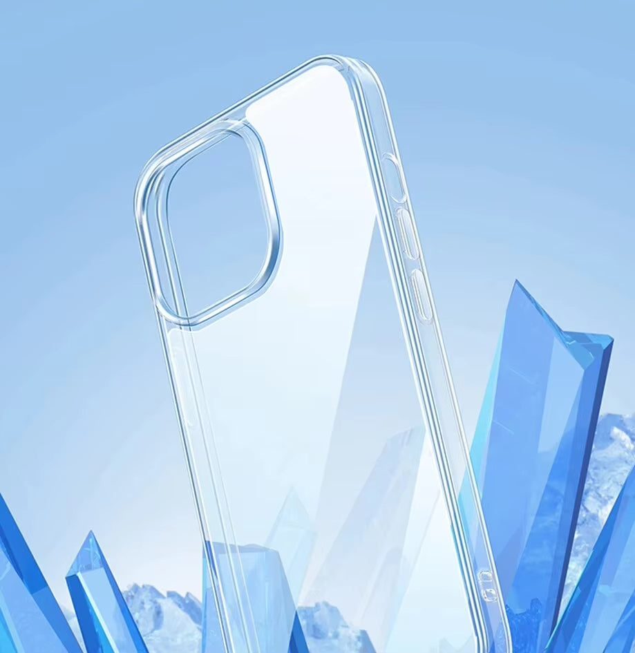 Ultra Thin Transparent Silicone Phone Case - iPhone 12-16 Series