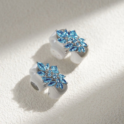 Dreamy Blue Fireworks Earbuds Earrings for BOSE Earbuds