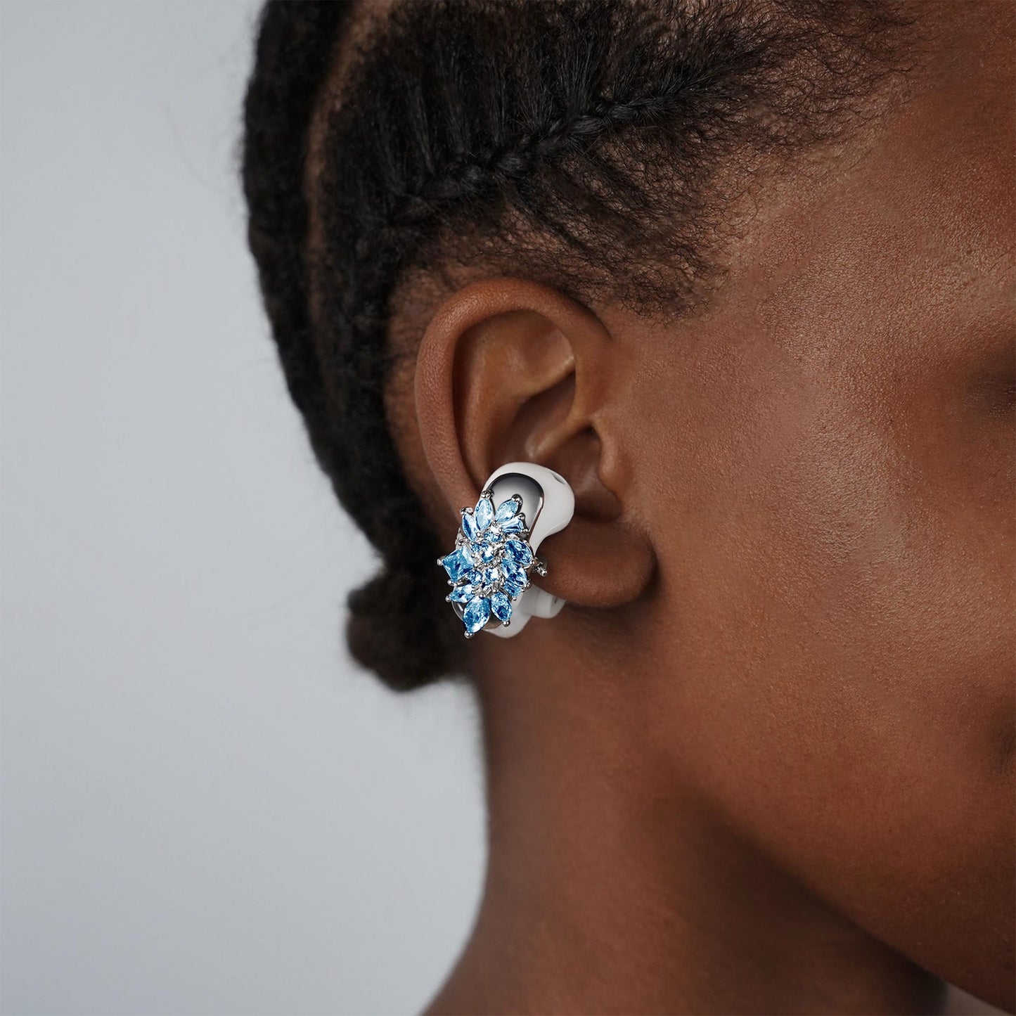 Dreamy Blue Fireworks Earbuds Earrings for BOSE Earbuds