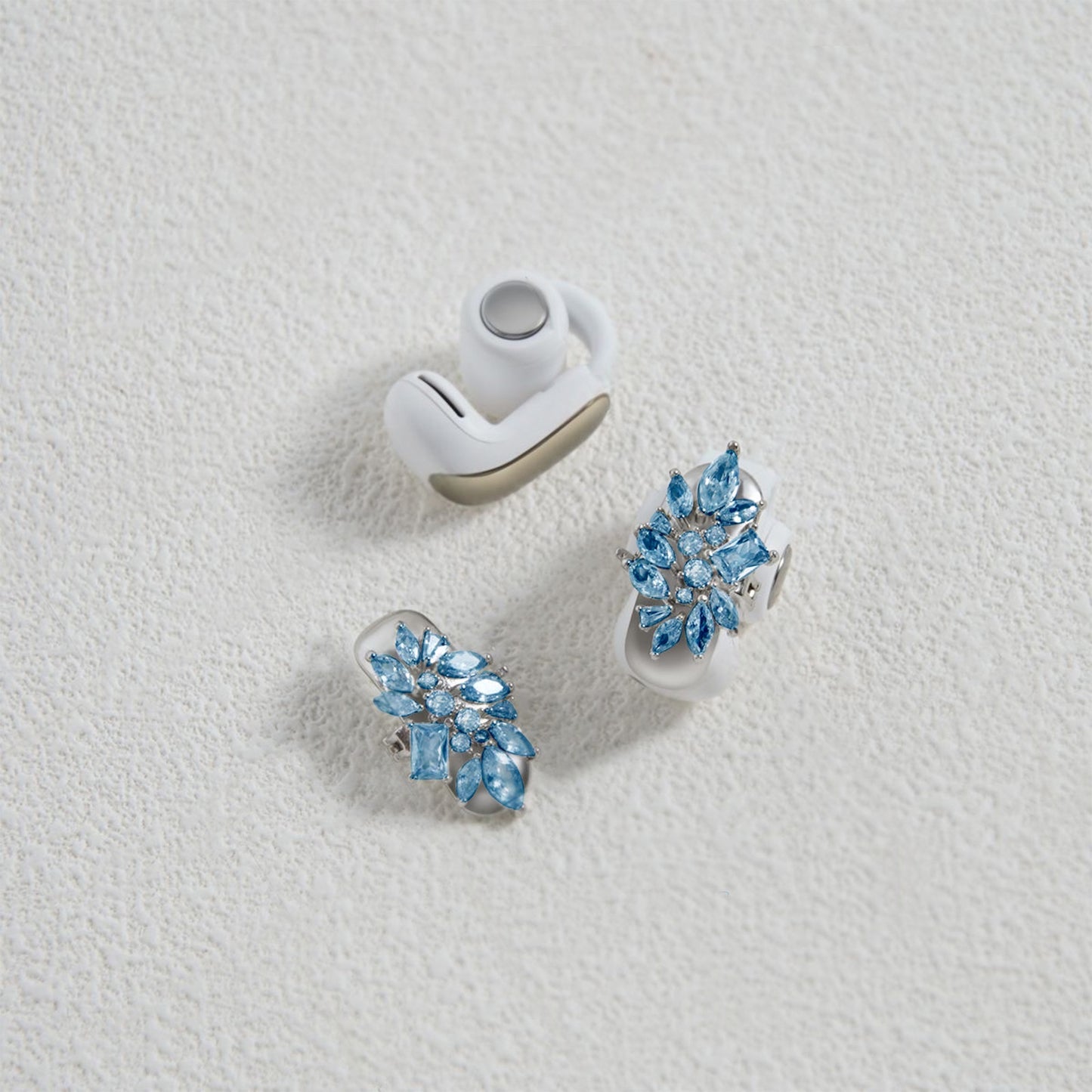 Dreamy Blue Fireworks Earbuds Earrings for BOSE Earbuds