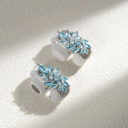 Dreamy Blue Fireworks Earbuds Earrings for BOSE Earbuds