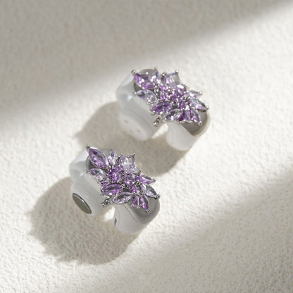 Mystic Purple Fireworks Earbuds Earrings for BOSE Earbuds
