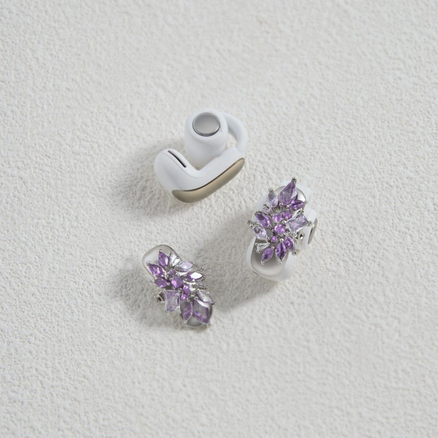 Mystic Purple Fireworks Earbuds Earrings for BOSE Earbuds