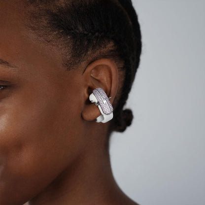 Pink Lightning Earbuds Earrings for BOSE Earbuds