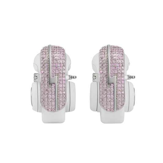 Pink Lightning Earbuds Earrings for BOSE Earbuds