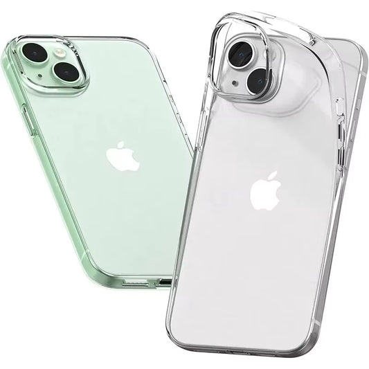 Ultra Thin Transparent Silicone Phone Case - iPhone 12-16 Series